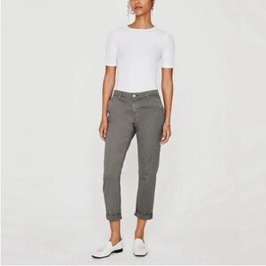 AG Adriano Goldschmied Slim Khaki Crop